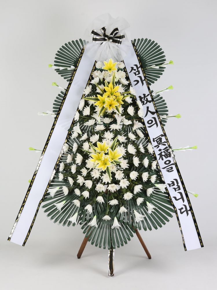근조 3단 특대형 화환