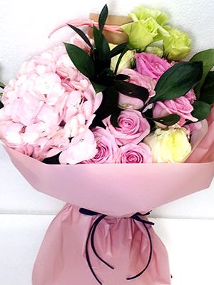 꽃바구니 - 분홍정원